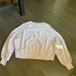 NWT Free People Light Purple Crew Neck Sweater